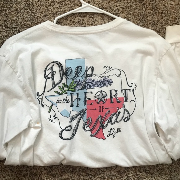Lauren James Tops - Lauren James Deep in the Heart of Texas shirt